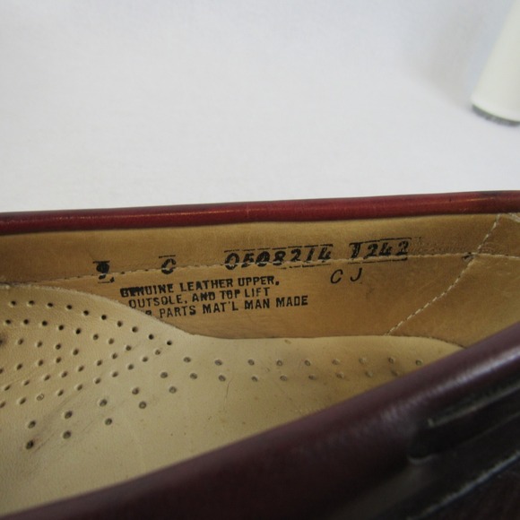 G.H Bass Weejuns Shoes Leather Dress Penny Loafers Tassels Mens SZ 9 main image 4